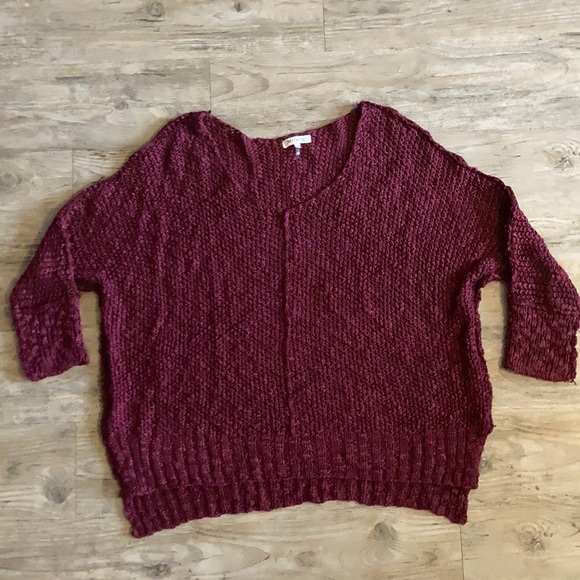 Miracle Sweaters - Miracle | Beautiful maroon knit sweater